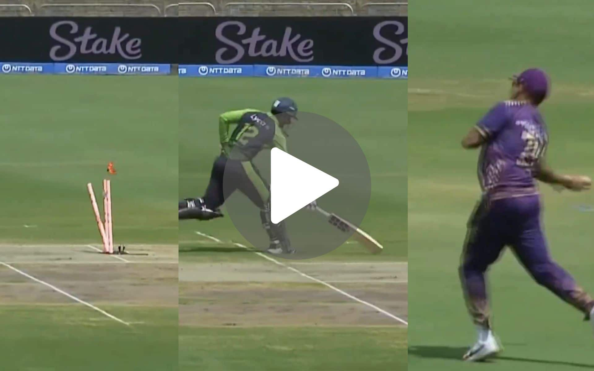 [Watch] Sunil Narine's Rocket Throw Blows Quinton de Kock Away For Duck In MLC 2024